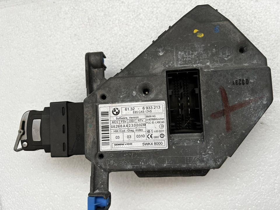 6933213 BMW 7er E65 E66 elektrisches Zündschloss Zündanlassschalt
